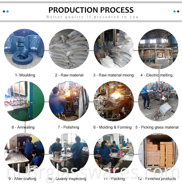 Glass Champagne Flute production process
